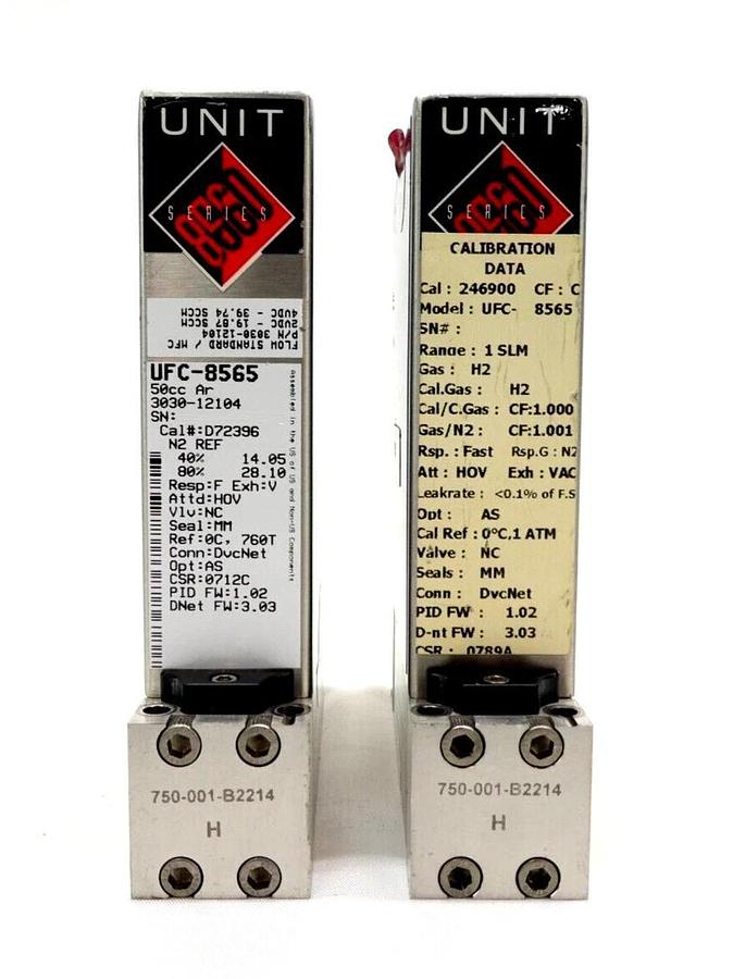 Used Celerity UNIT UFC Mass Flow Controller MFC UFC-8565C UFC-8565 UFC-8564 Lot of 11