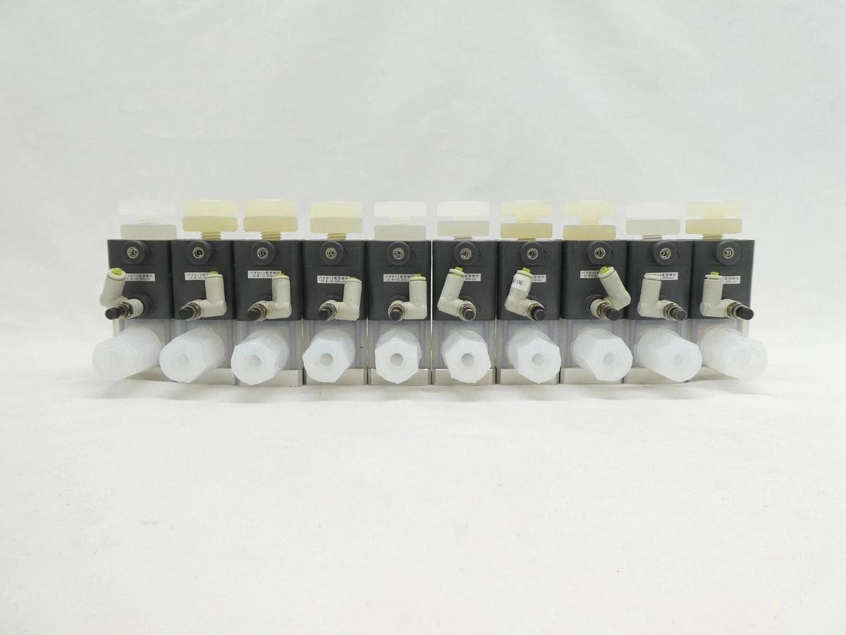 Used CKD AMD312-10BUR-14-TC Chemical Liquid Valve AMD Lot of 10 Working Surplus