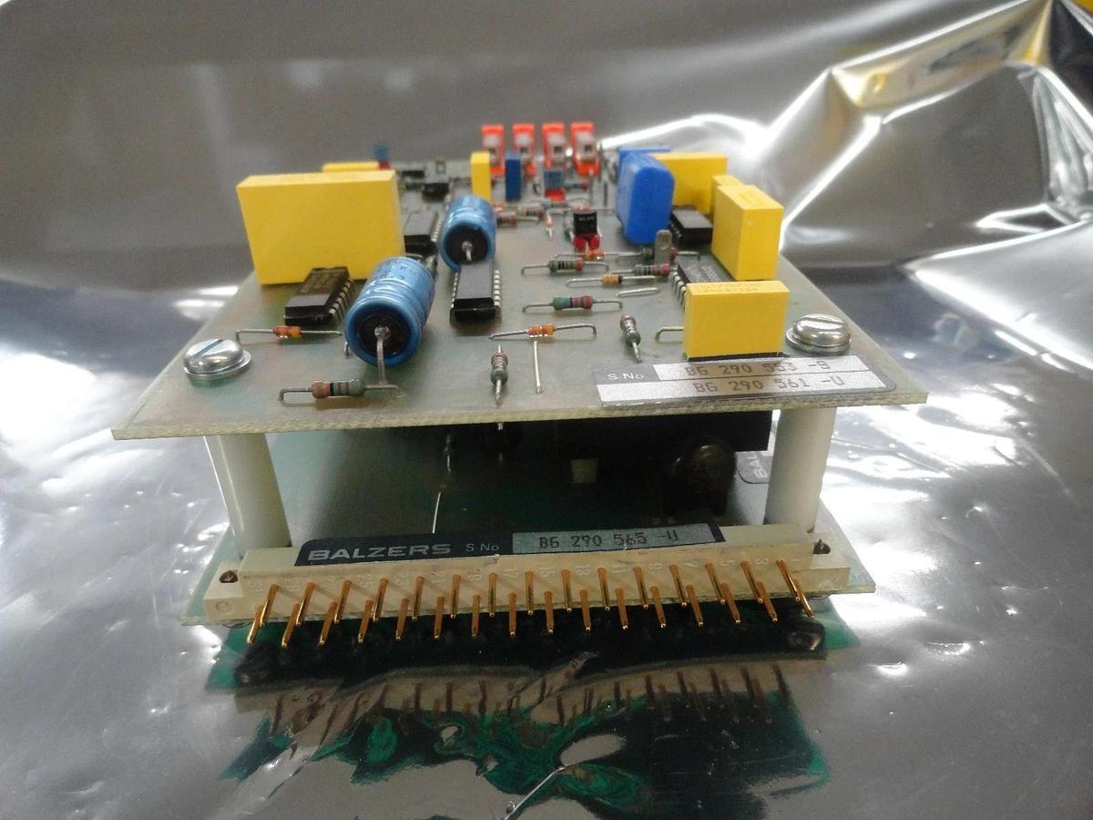 Used Balzers BG 290 561 U Transformer PCB Card BG 290 565 U Used Working