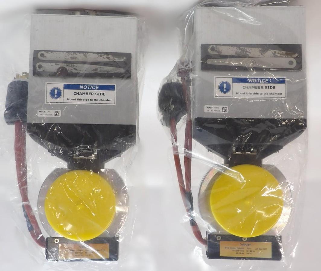 Used VAT 61234-KAGQ-BFT1 Butterfly Control Valve Series 612 Lot of 2 Working