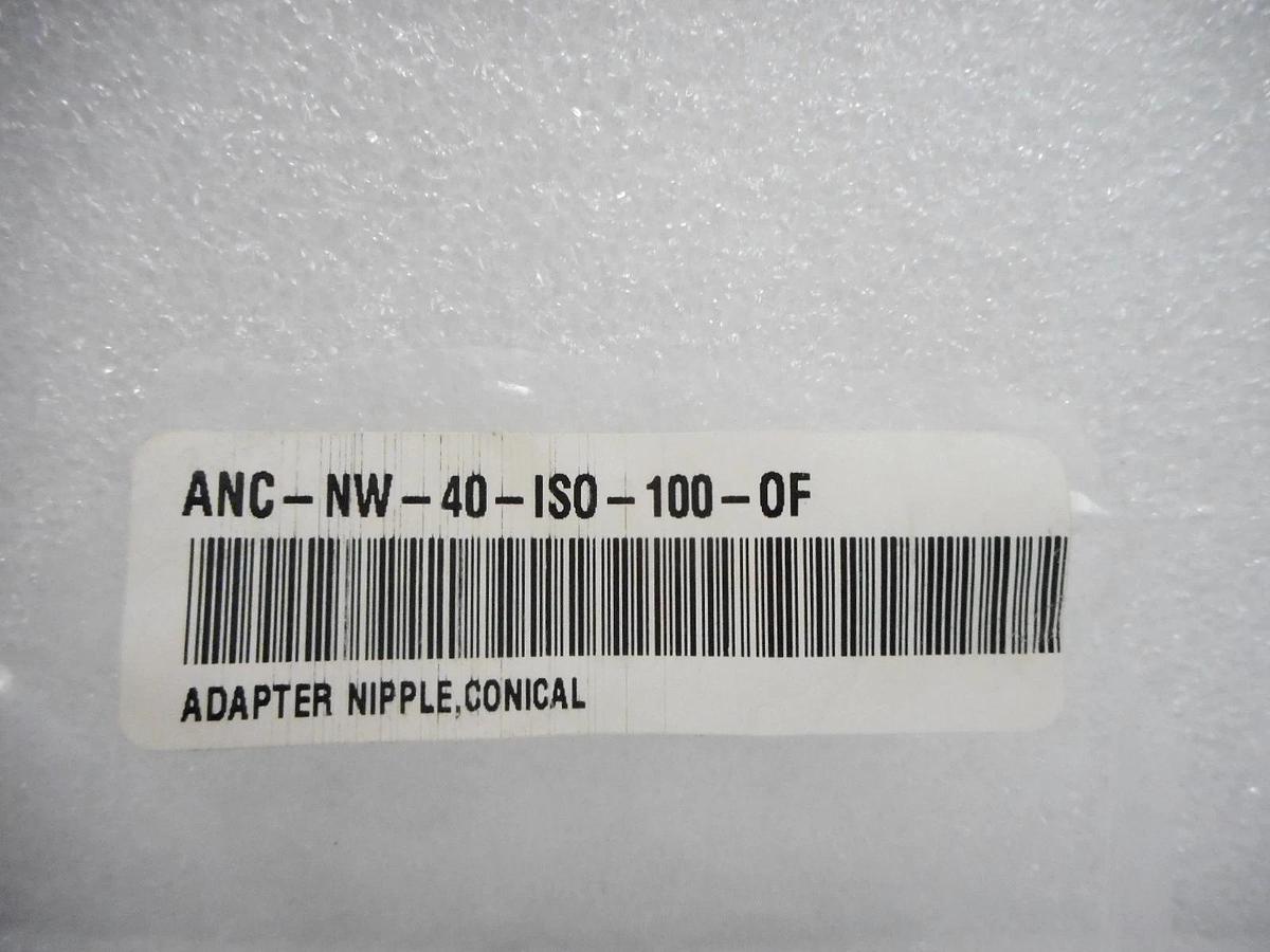 Used Nor-Cal ANC-NW-40-ISO-100-OF Conical Reducer Nipple Adaptor Lot of 4 Used