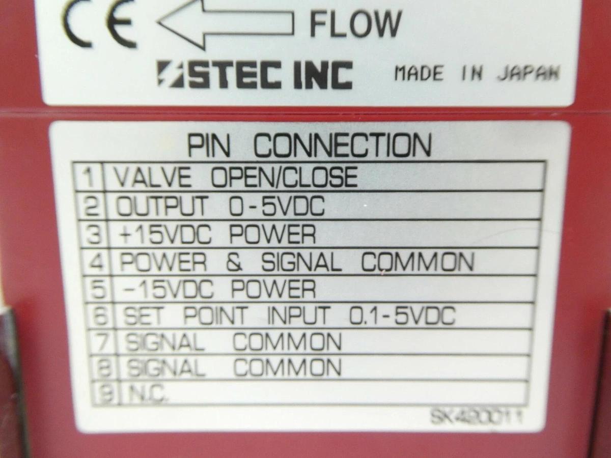 Used STEC SEC-7330M MFC Mass Flow Controller SEC-7330 30 CCM O2 Working Spare