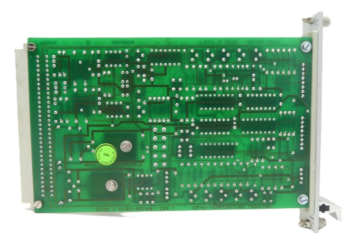 Used AMAT Applied Materials 0100-90071 Cryo Pump Temperature Monitor PCB Card Working