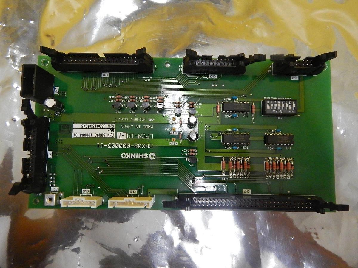 Used Shinko Electric SBX93-100003-C1 LPCN-1A-1 Interface PCB SBX08-000008-11 Used