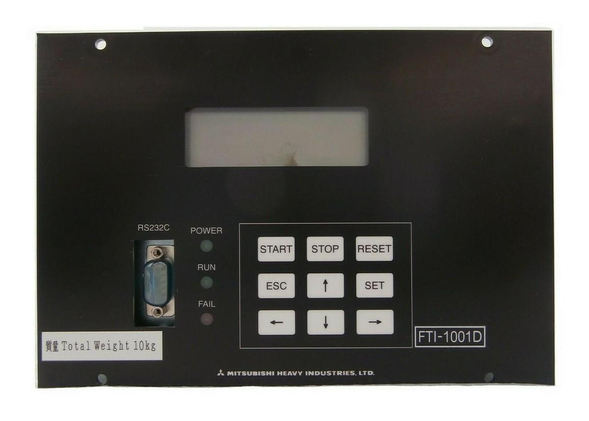 Used Mitsubishi FTI-1001D-D3 Turbomolecular Pump Controller Turbo TEL Trias Working