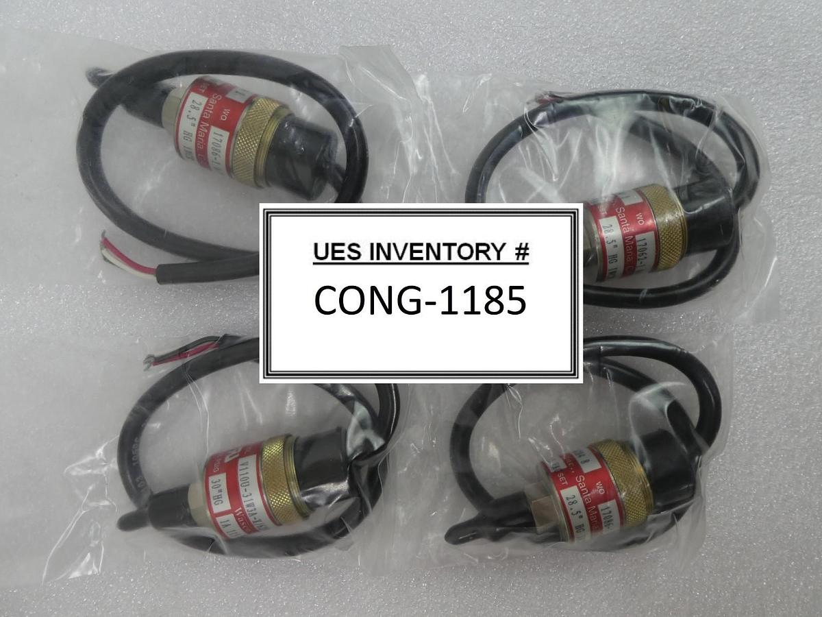 Used Wasco V110U-31W3A-X/6284 8 Vacuum Pressure Switch 17086-1 6/98 Reseller Lot of 4