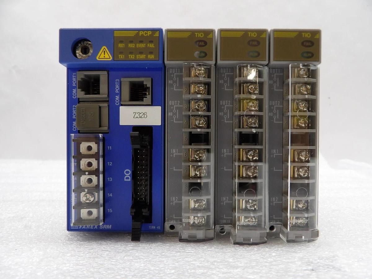 Used RKC FAREX SR Mini System H-PCP-J-341-D*AD-NNN H-TIO-J-F501-8*NN Lot of 6 Working