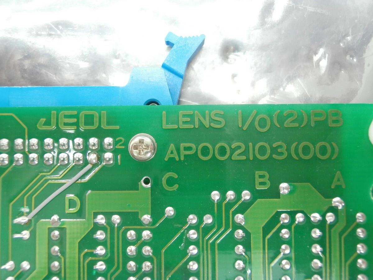 Used JEOL AP002103(00) Processor Board PCB Card LENS I/O(2)PB KI JSM-6400F Used