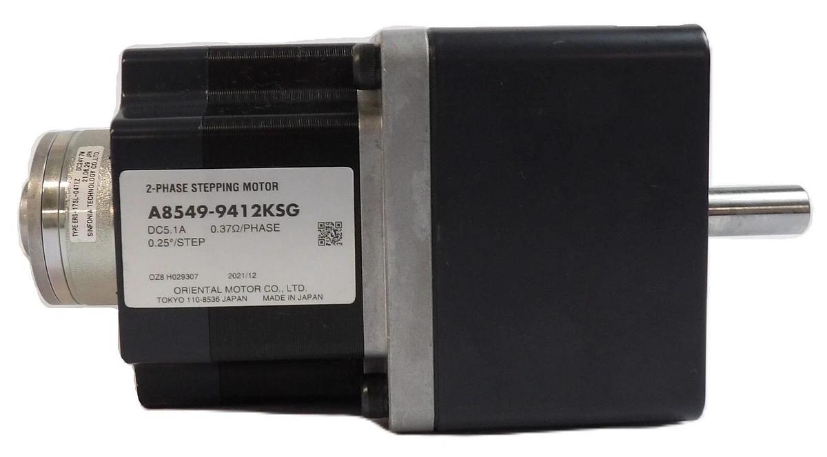 Used Oriental Motor A8549-9412KSG 2-Phase Stepping Motor ERS-175L-047EZ Working