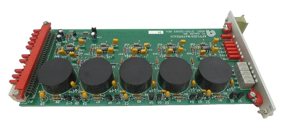 Used AMAT Applied Materials 0100-20063 5CH TC Gauge PCB Card Working Surplus