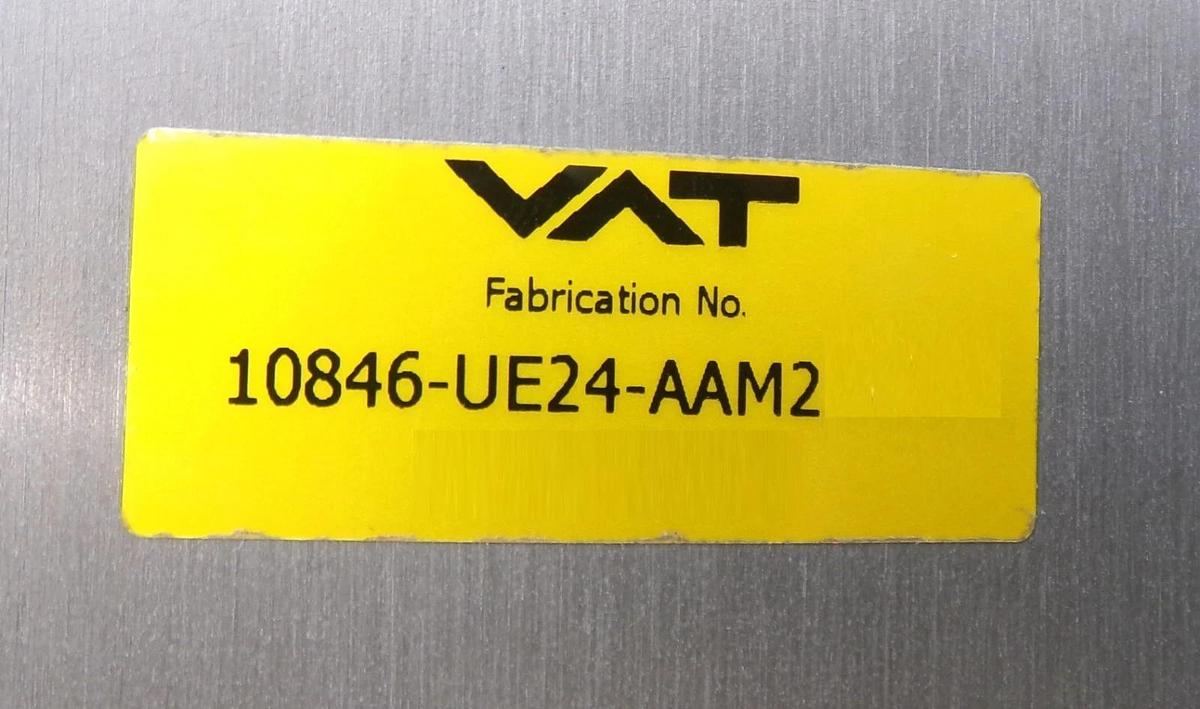 Used VAT 10846-UE24-AAM2 UHV Pneumatic Gate Valve Series 108 Untested