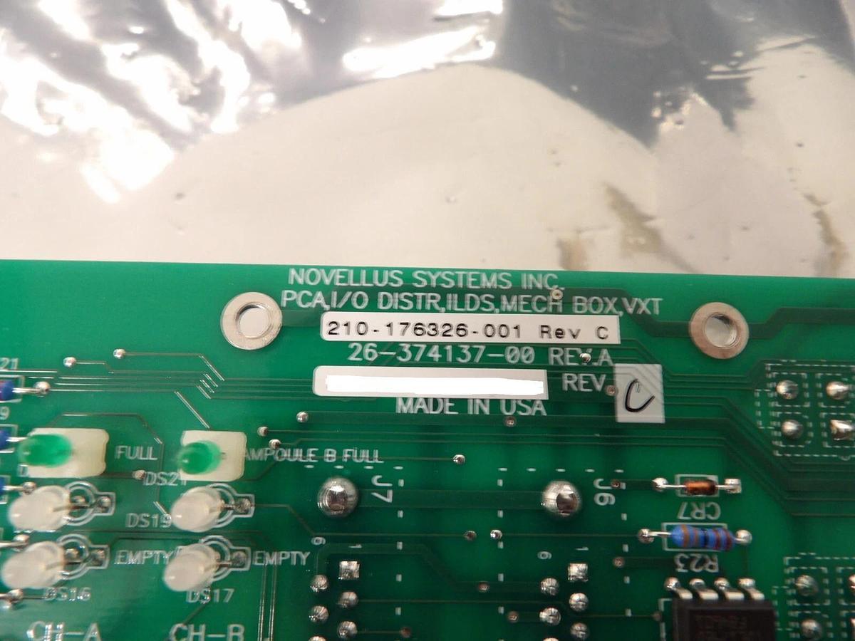 Used Novellus Systems 853-177416-001 I/O Distribution PCB Lam 210-176326-001 Working