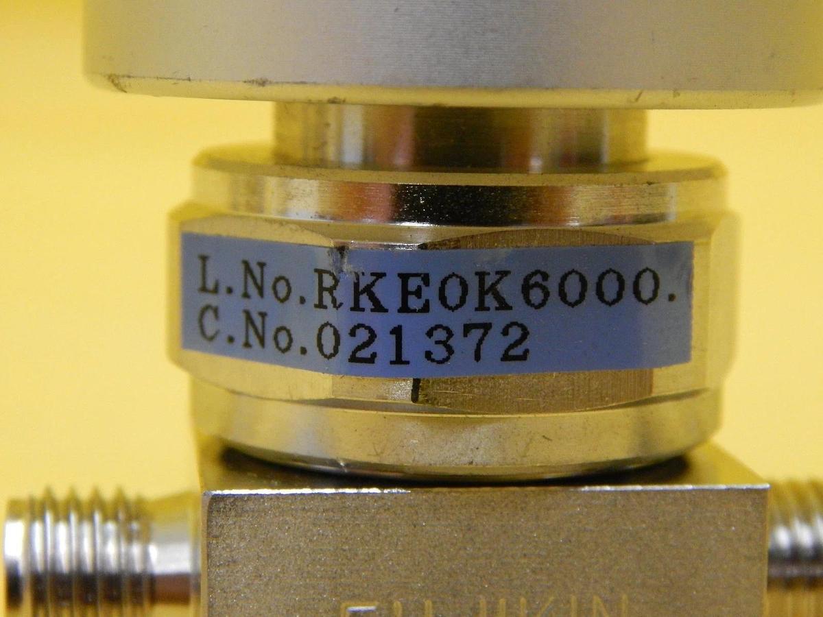 Used Fujikin RKE0K6000 Pneumatic Valve 021372 Normally Closed Reseller Lot of 5 Used