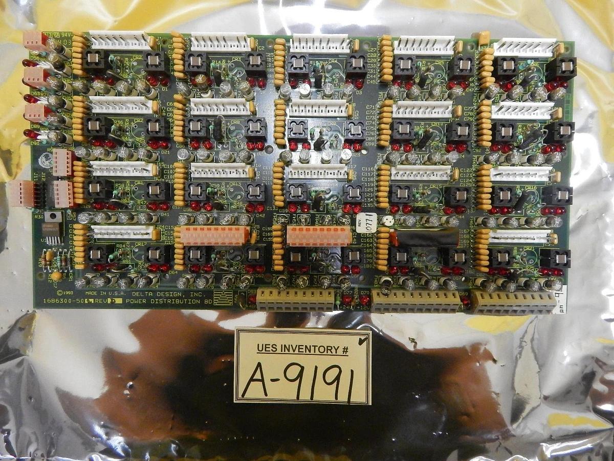 Used Delta Design 1686300-502 Power Distribution Board PCB 1686299 Used Working