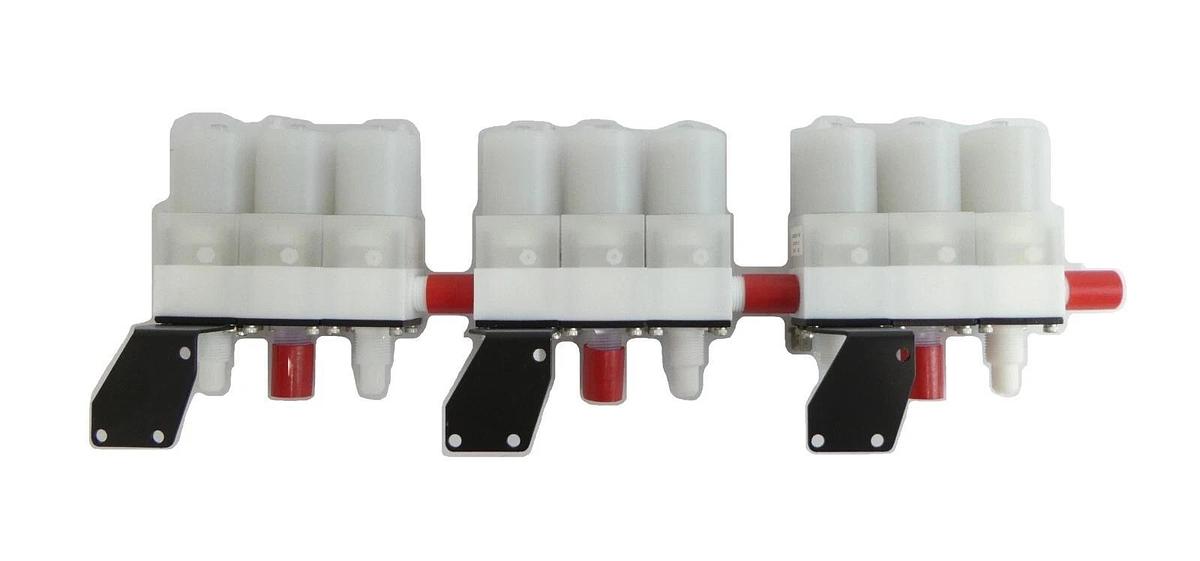 Semitool V0303FS-3PB-173 3 Stage Valve Assembly Reseller Lot of 3 New Surplus