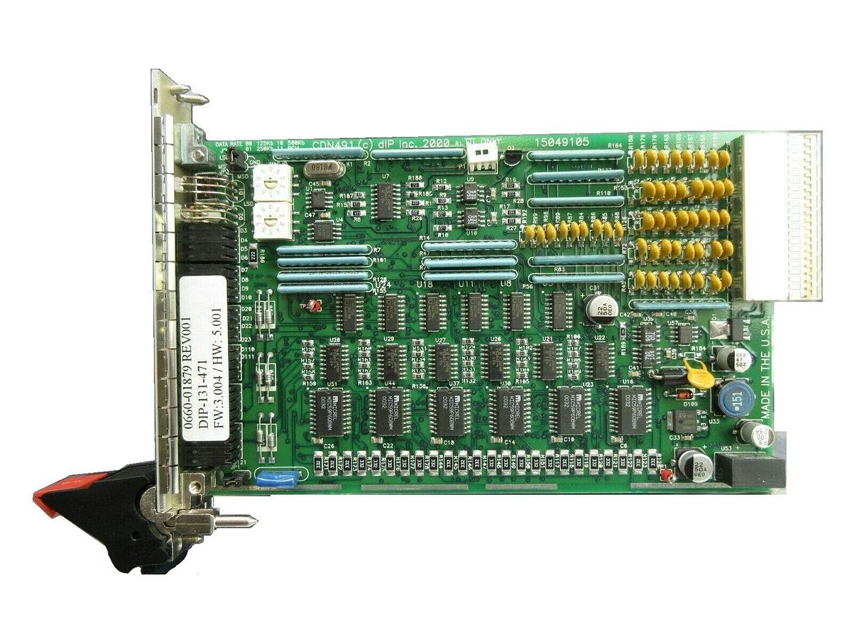 Used DIP 15049105 DeviceNet I/O PCB Card CDN491 AMAT 0660-01879 Working Surplus
