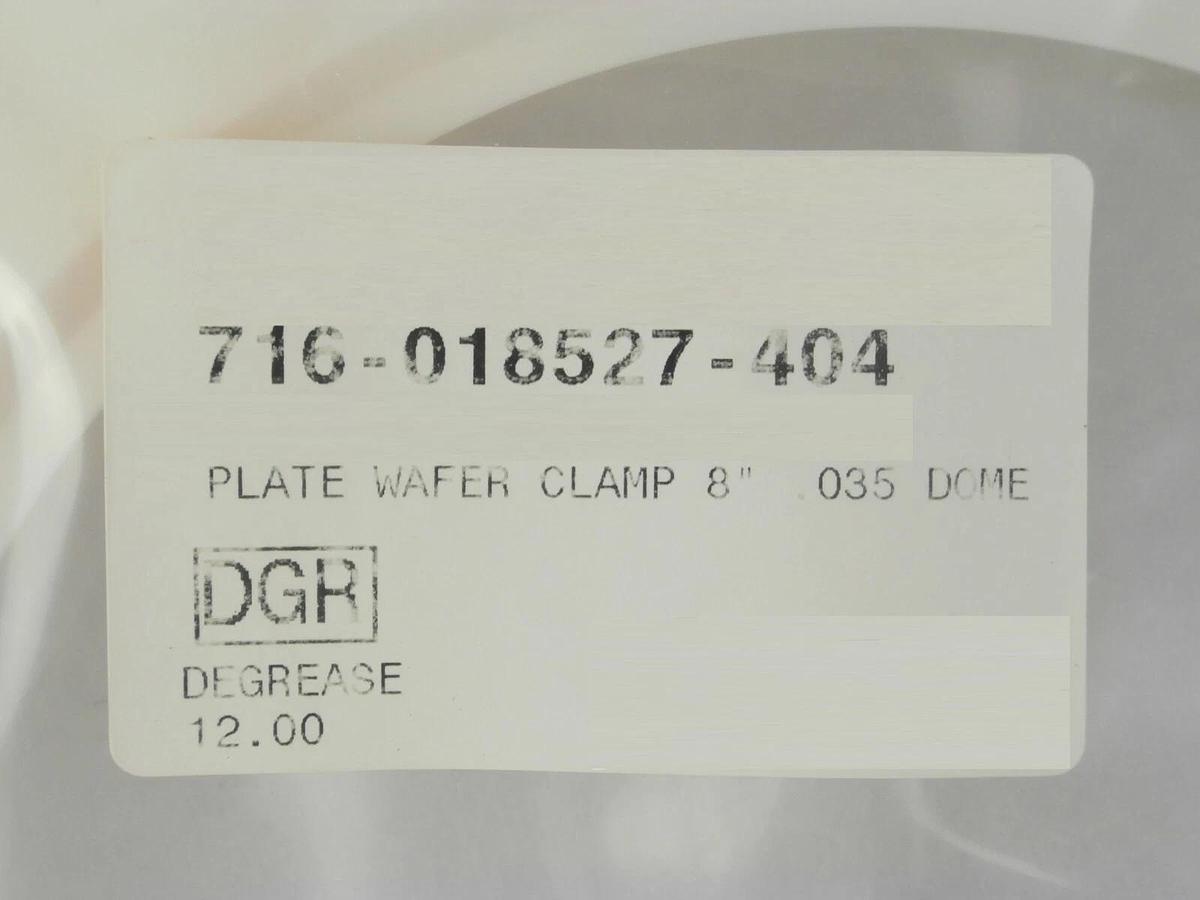 Lam Research 716-018527-404 Plate Wafer Clamp 8" .035 Dome New Surplus