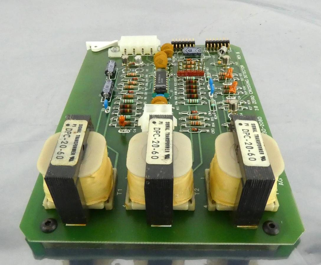 Used AG Associates 9830-2080 3 Phase Zero Crossing Detector Heatpulse PCB Working