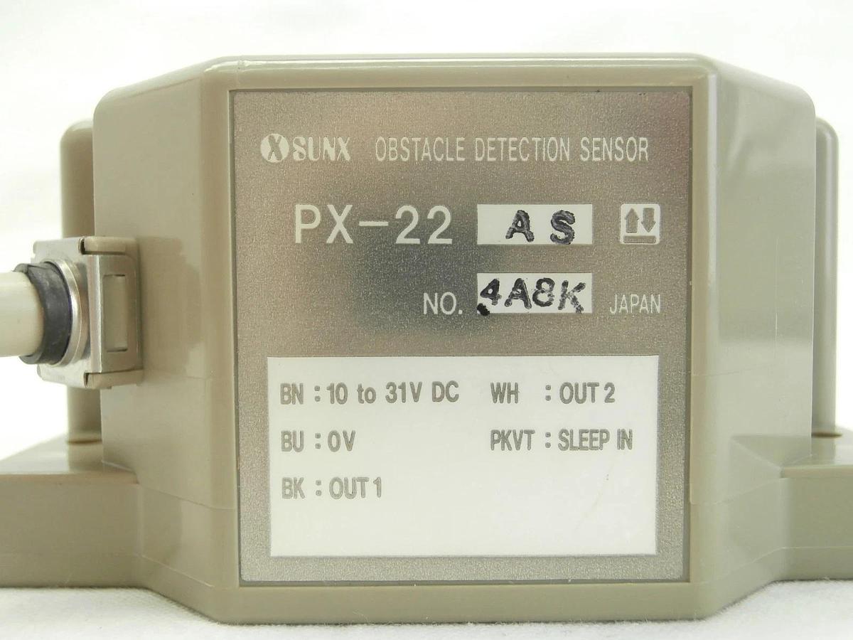 Used Sunx Sensors PX-22 AS Obstacle Detection Sensor Lot of 4 Shinko VHT5-1-1 Used