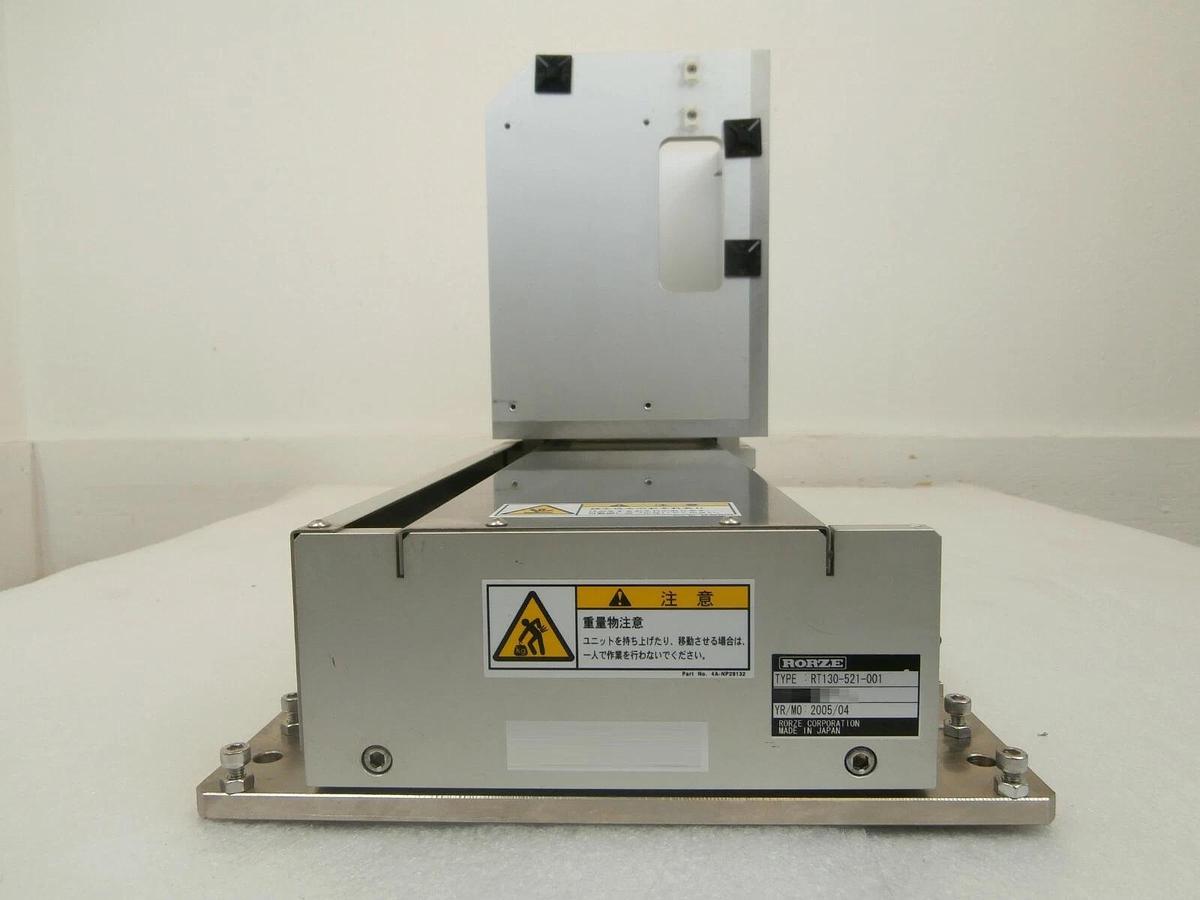 Used Rorze Automation RT130-521-001 X-Axis Robot Linear Track Working Surplus