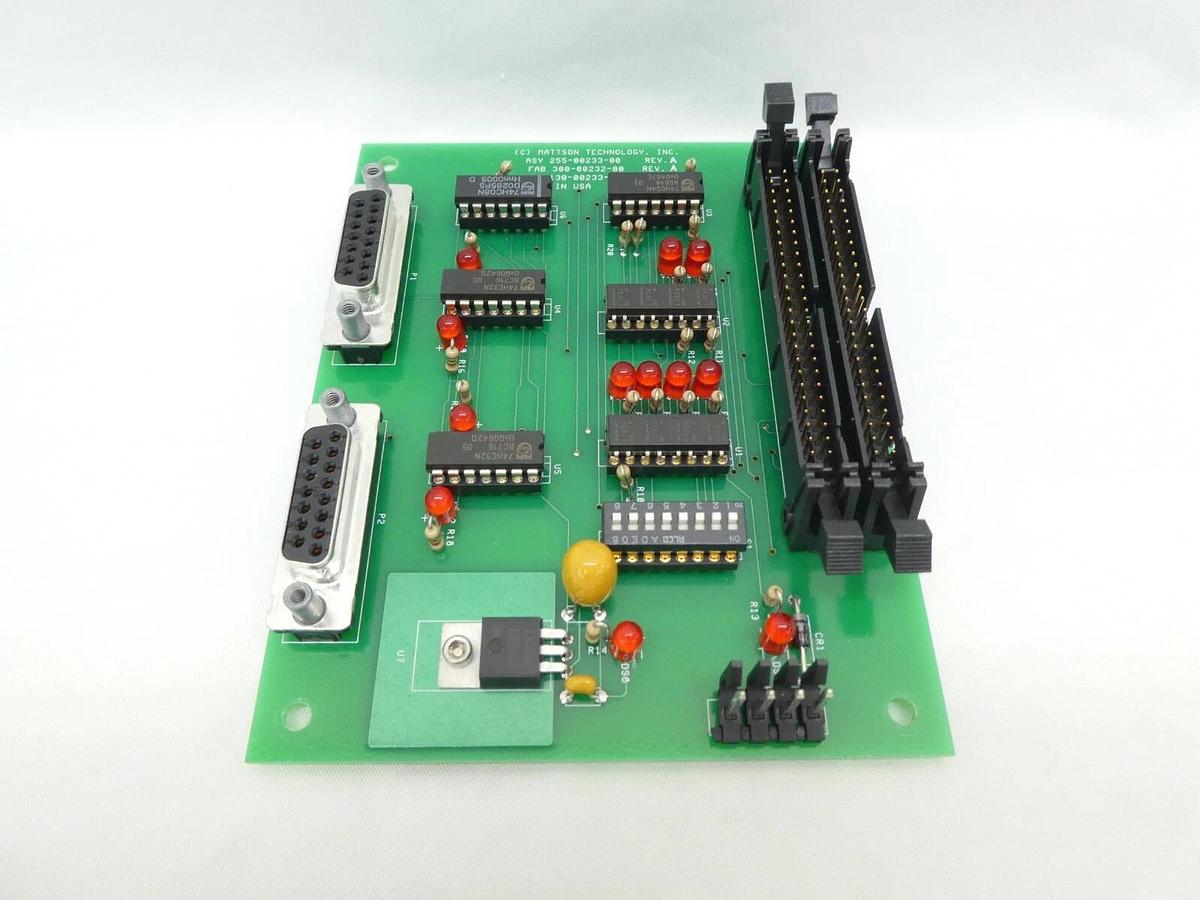 Mattson Technology 255-00233-00 SMIF Arm Interlock PCB Rev. A Aspen New Surplus