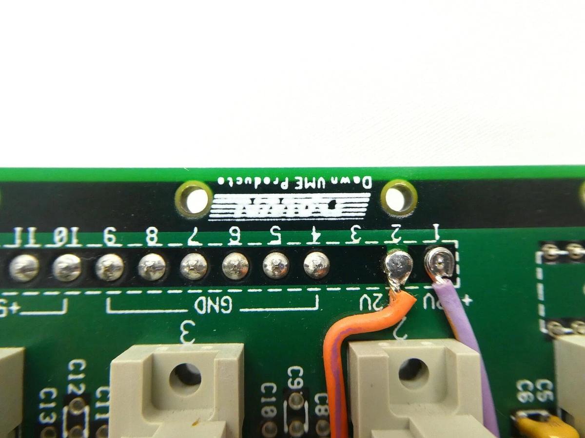 Used Dawn VMEBP05J1OB Backplane VME Board PCB Lam Research FPD Continuum Spare