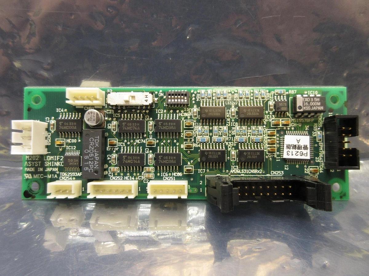 Used Asyst Shinko HASSYC810600 Processor Board PCB LDMIF2 M202 Used Working