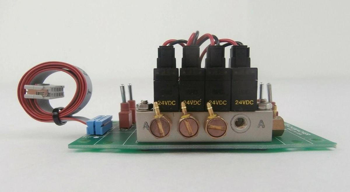 Used Schumacher 1730-0041 Pneumatic Solenoid Board PCB 1731-0041 Working Surplus