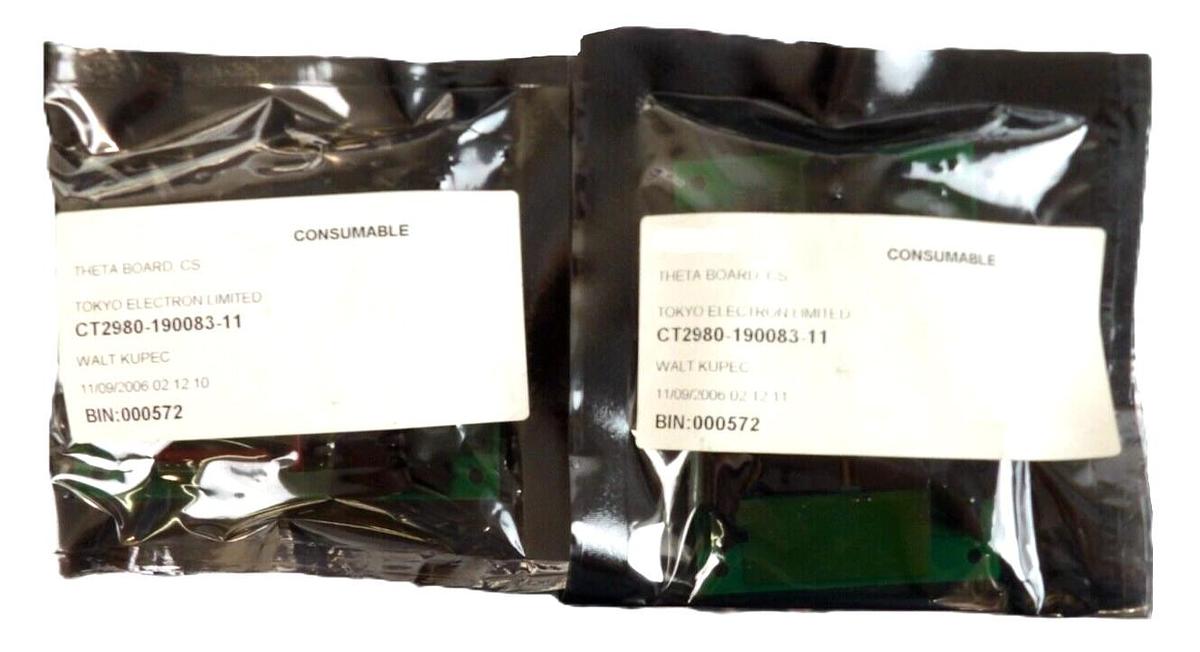 Used Tokyo Electron CT2980-190083-11 CS X Theta PCB Board NP8009R030-0 Lot of 2 New