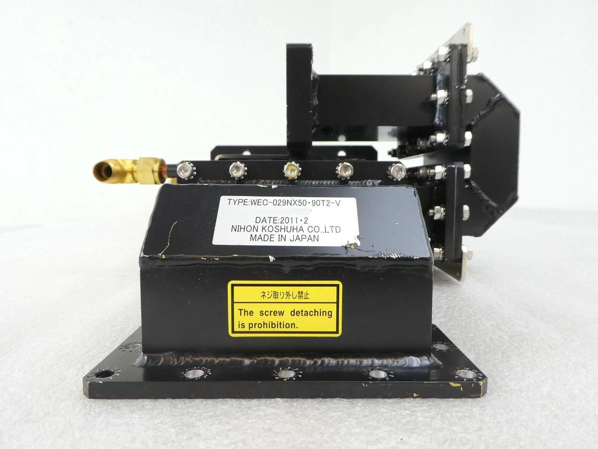 Used Nihon WUG-022NK14T3-V RF Waveguide WTM-02X-02NX1T2-V WEC-029NX50•90T2-V Working