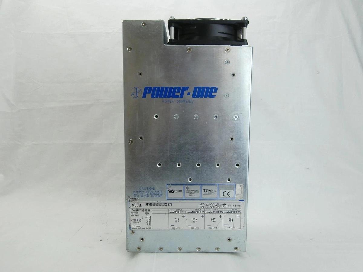 Used Power-One RPM5E5E5E5E5KS379 Power Supply 4000W Teradyne 405-236-00 A Used