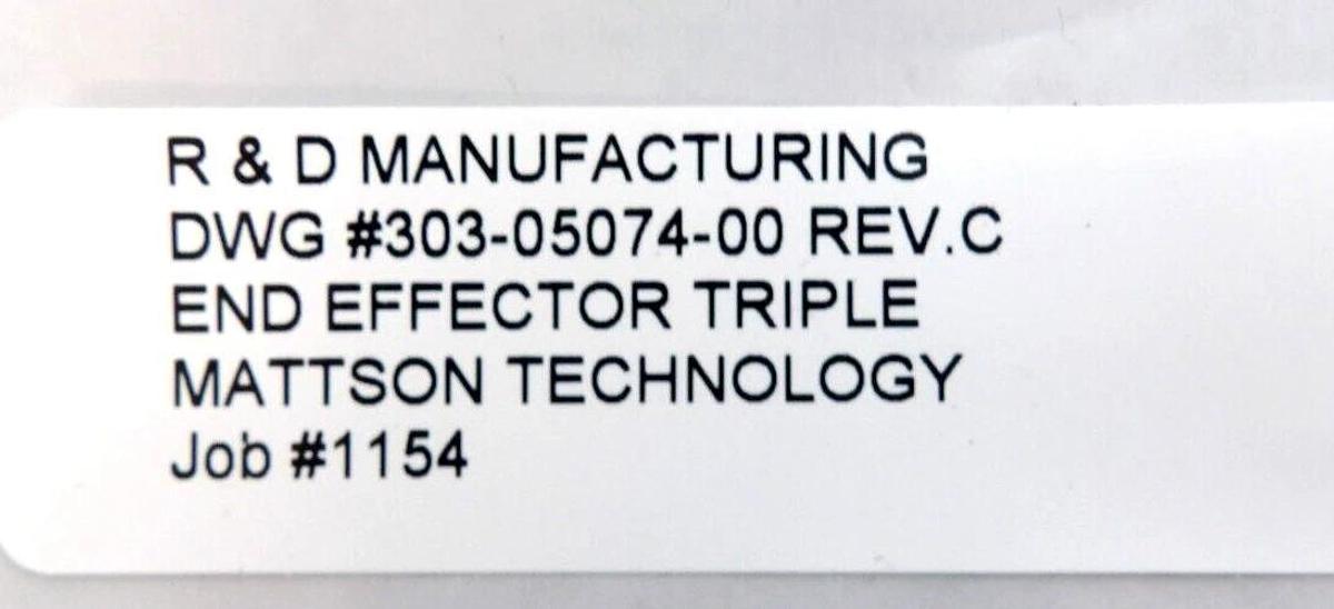 Refurbished Mattson 303-05074-00 Robot End Effector Aspen III Lot of 2 Refurbished
