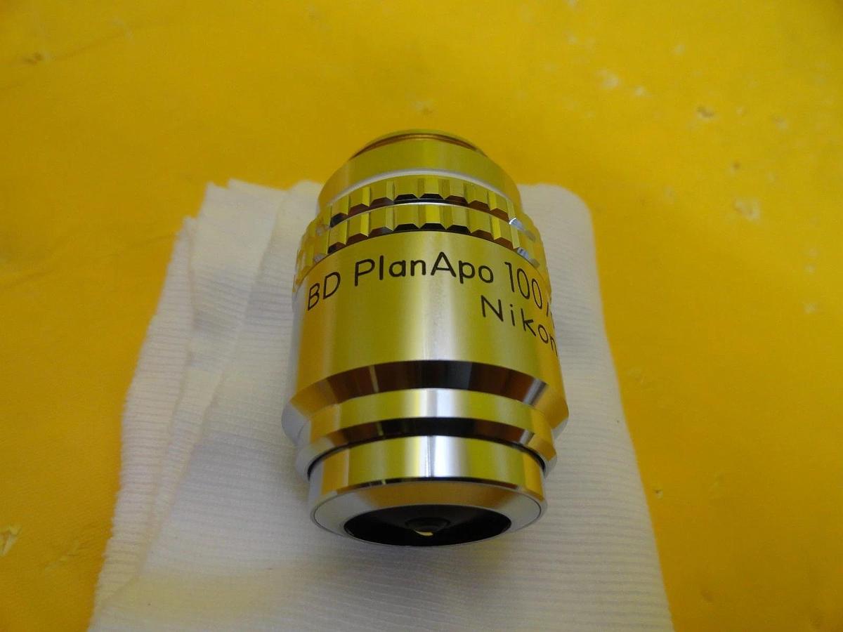 Used Nikon Precision BD PlanApo 100/0.90 Microscope Objective 210/0 Working Surplus