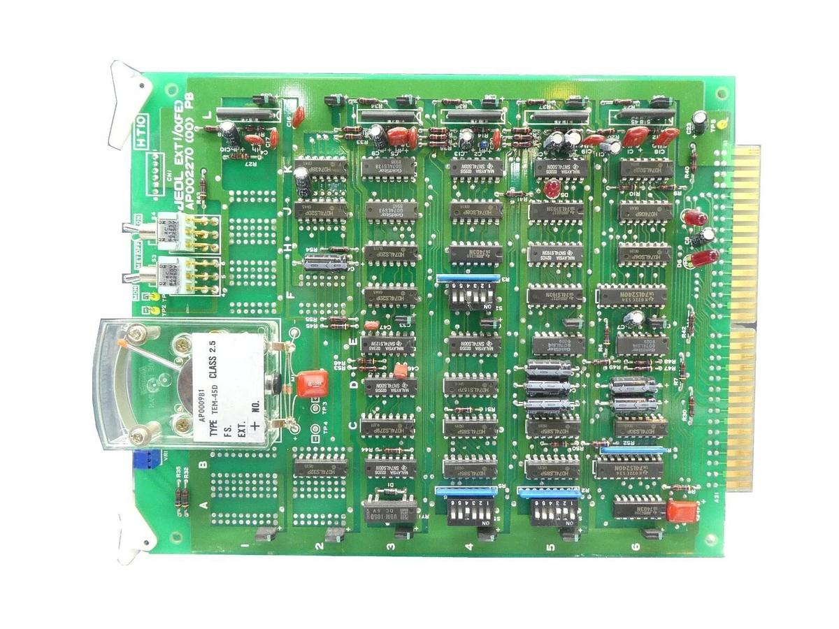Used JEOL AP002270(00) I/O PCB Card EXT I/O(FE) JSM-6300F SEM Working Surplus