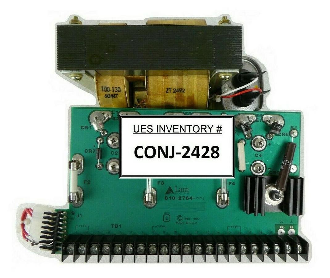 Used Lam Research 853-002751-001 Power Supply 15,18,24 VDC Working Spare