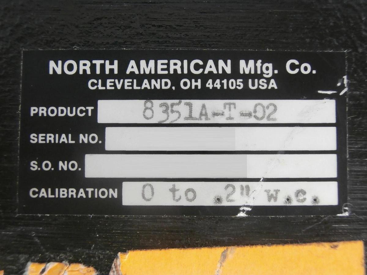 Used North American 8351A-T-02 Electronic Pressure Indicating Controller EPIC As-Is