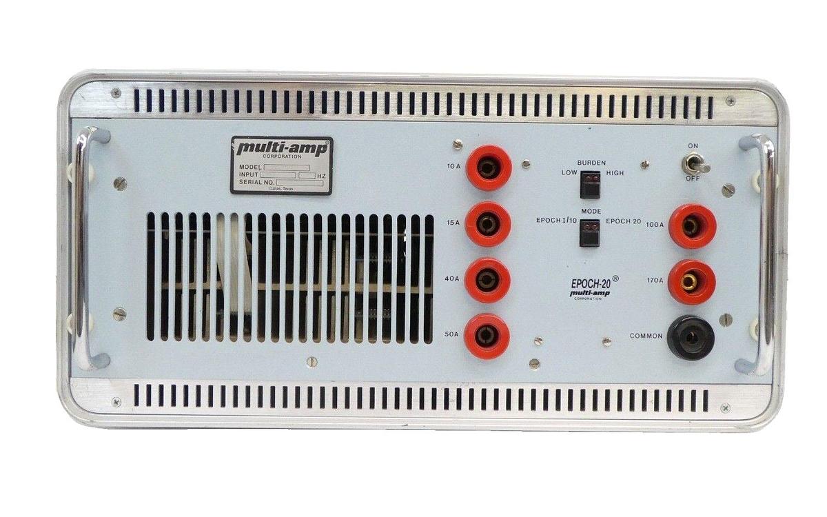 Used AVO Multi-Amp EPOCH-20 High-Current Output Unit Untested Spare Surplus