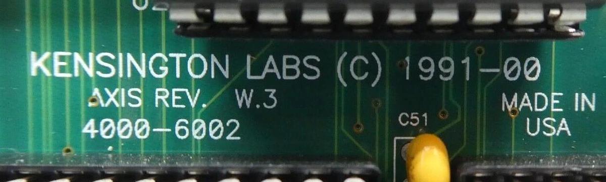 Used Kensington Labs 4000-6002 Arm X Axis PCB 8-0001-03 V. 10.45 MEPR 0-6082-02 Spare