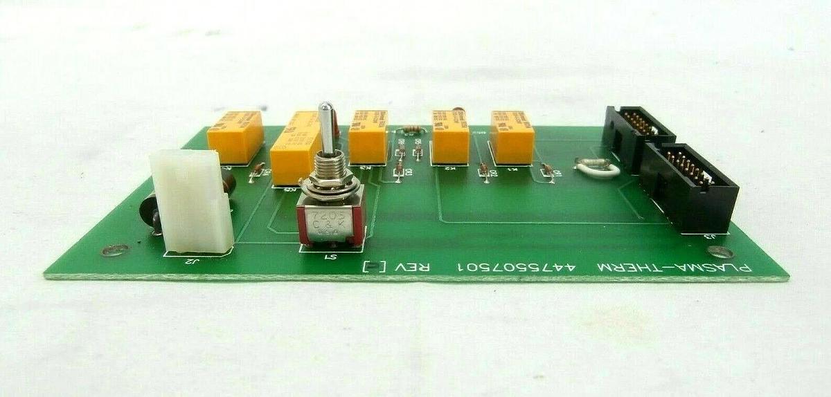 Used Plasma-Therm 4475507501 Relay Board PCB SLR 770/770MF Working Spare