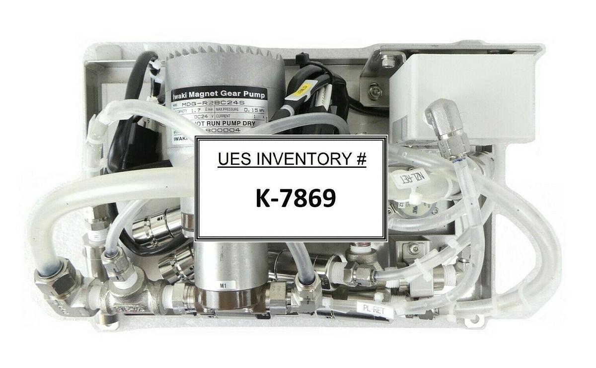 Used Nikon 4B079-124 Process Pump Manifold Assembly NSR FX-601F Working Surplus
