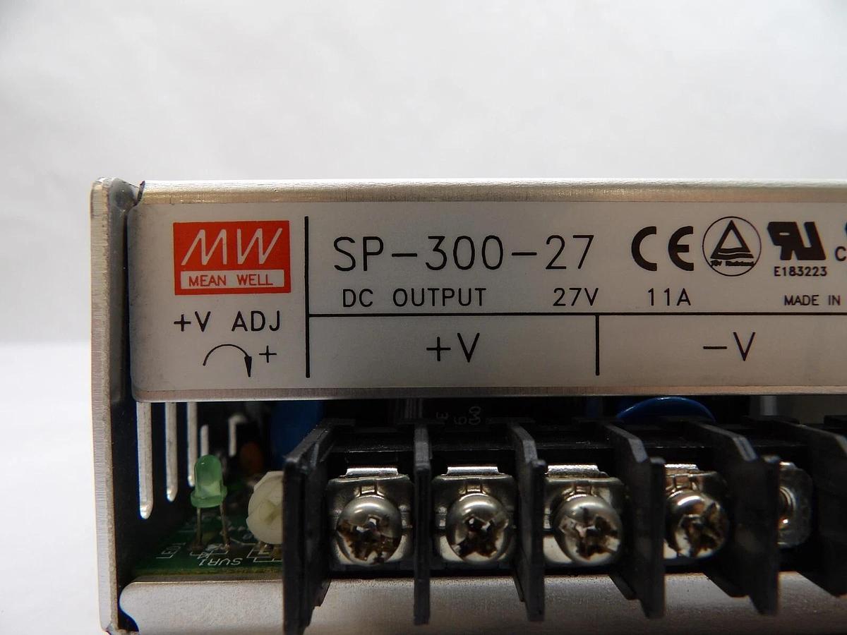 Used Mean Well SP-300-27 Industrial Switching Power Supply Reseller Lot of 5 Working