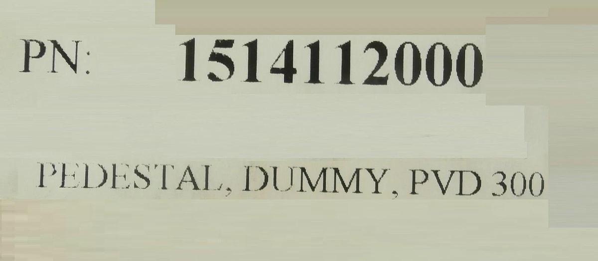 Used Novellus Systems 15-141120-00 300mm PVD Dummy Pedestal Rev. 2 Working Surplus