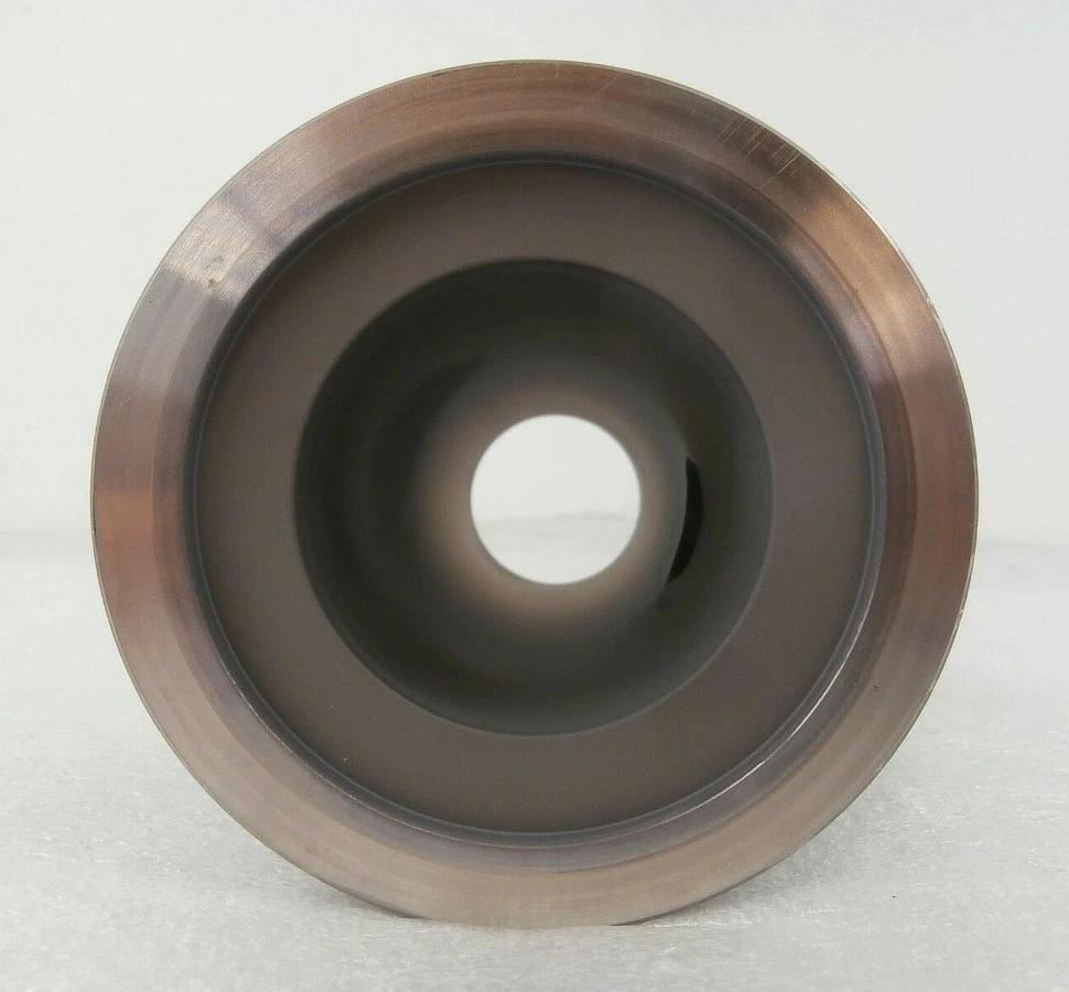 Used Edwards C5163 Straight Nipple Vacuum Adapter Tee ISO80 to ISO100 10.5" Working