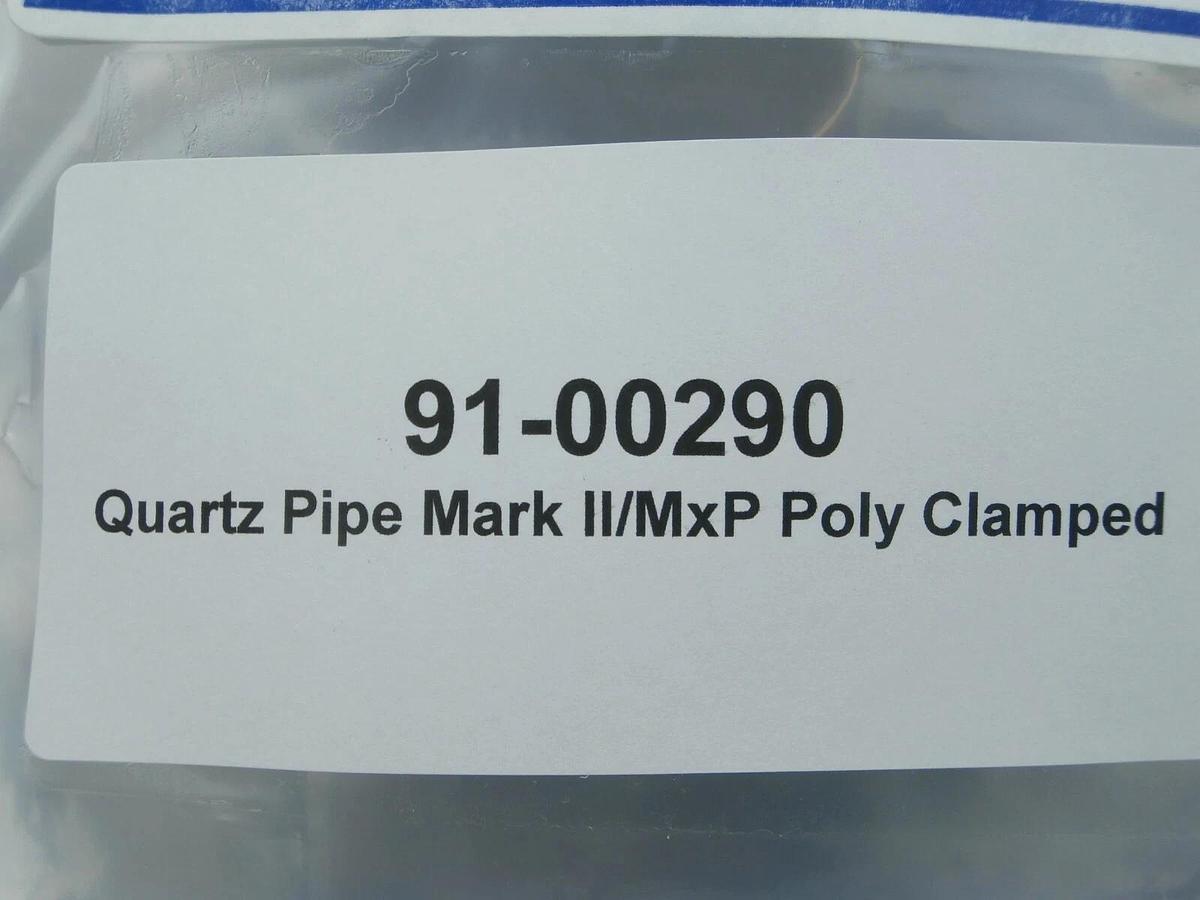 West Coast Quartz 91-00290 Quartz Pipe Mark II/MxP Poly Clamped AMAT New Surplus