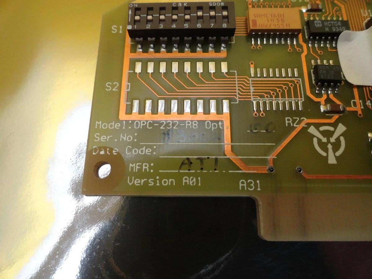 Used Optasy Light Works OPC232R8 PCB Card PWBOPC232 OPC-232-R8 Orbot WF 736 DUO Used