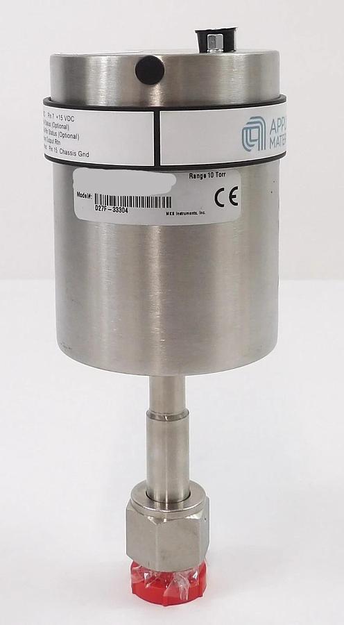 Used AMAT Applied Materials D27F-33304 Baratron Pressure Transducer MKS Working