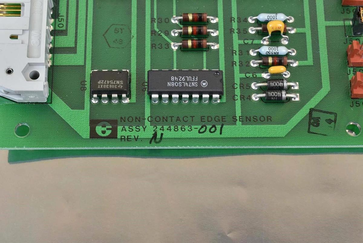 Used Electroglas 244863-001 Non-Contact Edge Sensor PCB Working