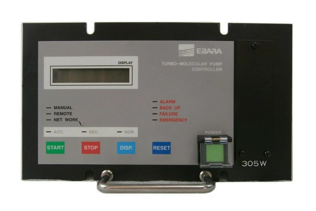 Used 305 Ebara 305W Turbomolecular Pump Controller Turbo Tested Working Surplus