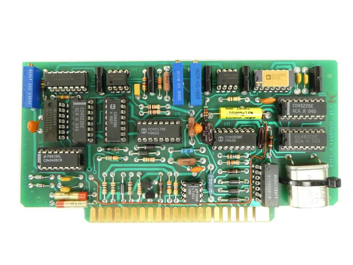 Refurbished Varian Semiconductor F4685002 Vertical Y Scan Generator PCB Card OEM Refurbished