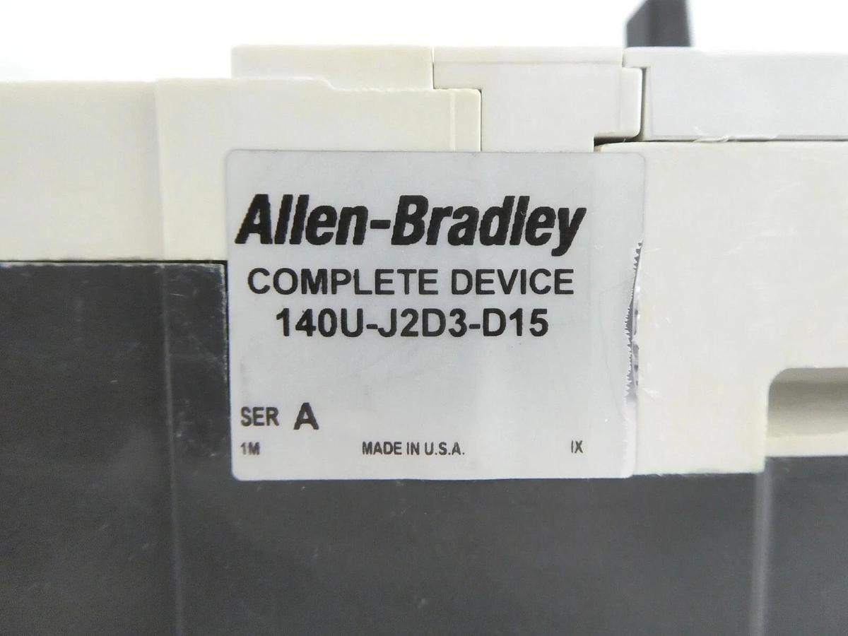 Used AB Allen-Bradley 140U-J2D3-D15 Circuit Breaker ELJBN3150W Working